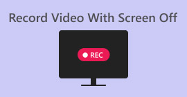 Record Video with Screen Off