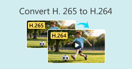 Convertir H265 en H264