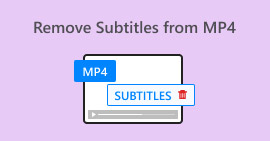 MP4 से सबटाइटल हटाएँ