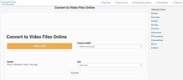 Files Conversion