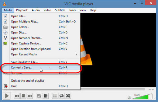 VLC-Konvertierung