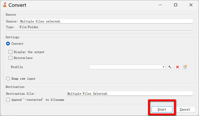 تحويل ملف TS إلى MP4 MOV باستخدام VLC