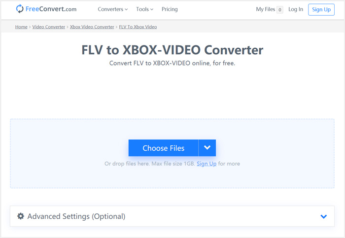 Convertidor de vídeo FLV a Xbox