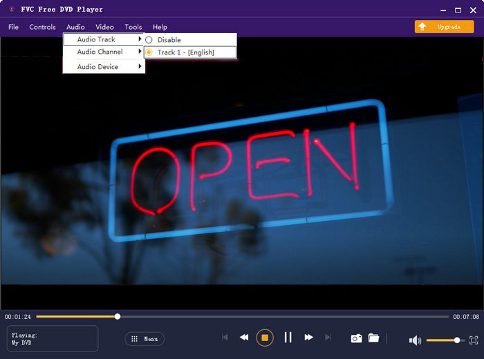 Change audio track