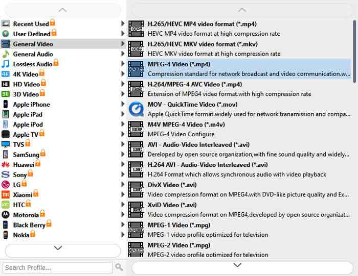 Format output