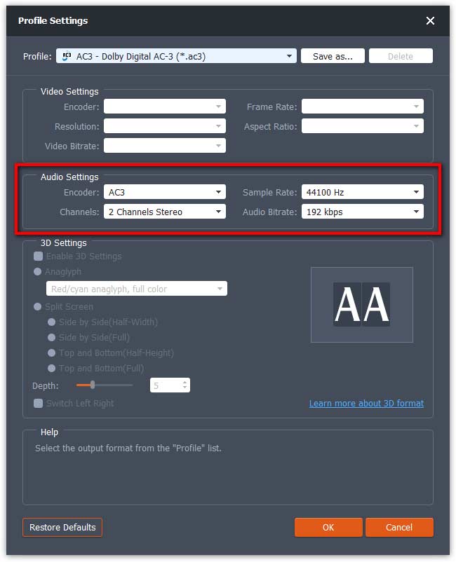 Configuració del perfil