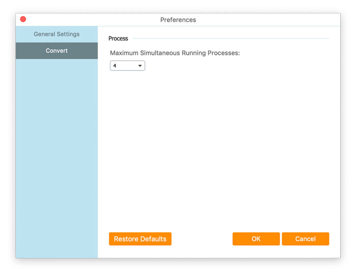 Converteix la configuració