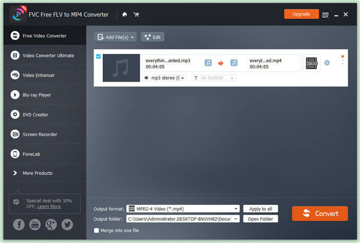 Aggiungi file MP3