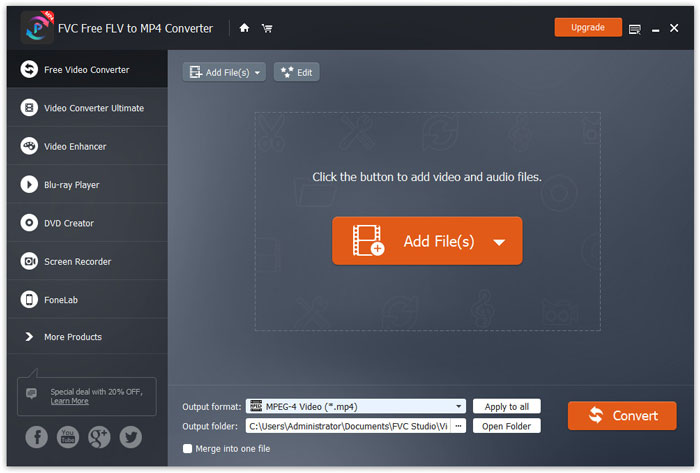 Ejecute Free Video Converter