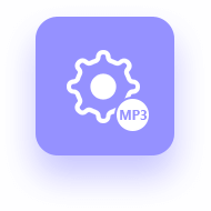 Ajuste as configurações de MP3