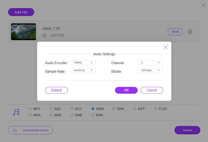 Ajustar la configuración de audio