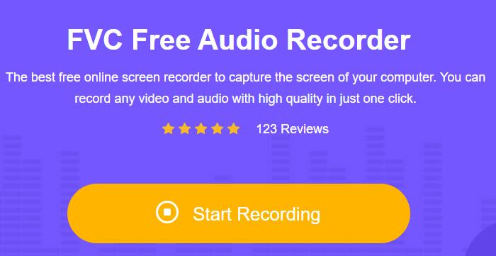 Launch Free Audio Recorder