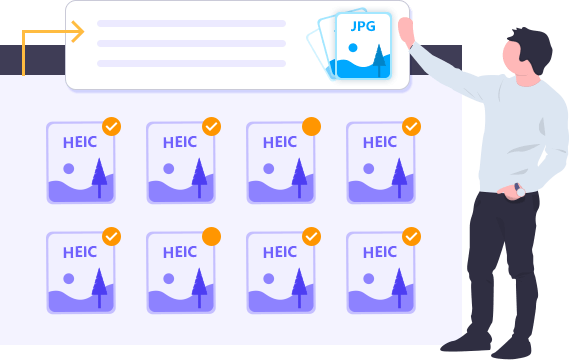 Conversion par lots HEIC en JPG