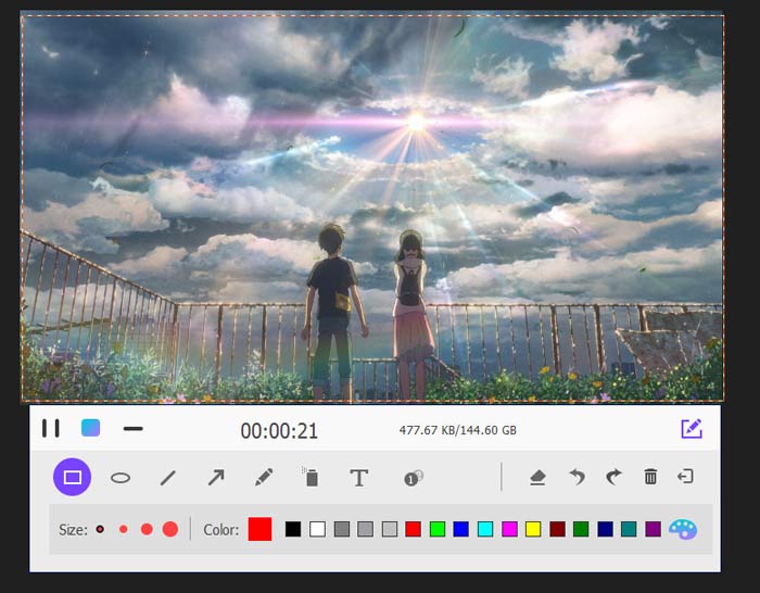 Free online screen recorder with editing