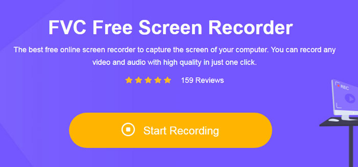 Launch free online screen recorder