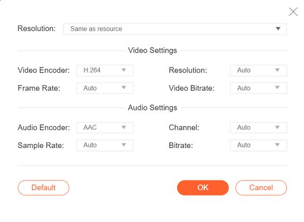 Change Vidoe Settings