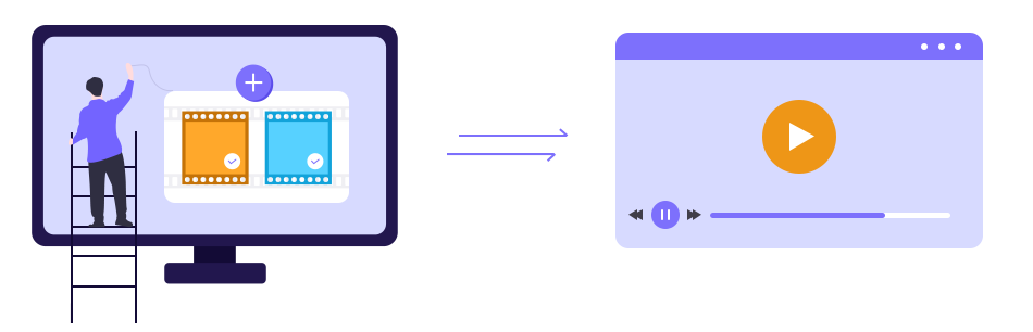 Fusionner la vidéo ensemble