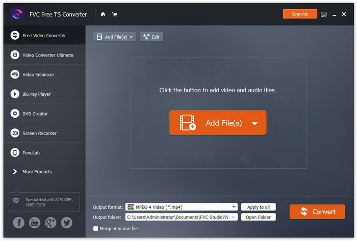 fvc free ts converter