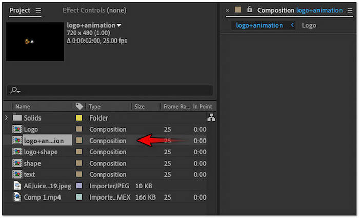 Loop Gif After Effects Export Composition