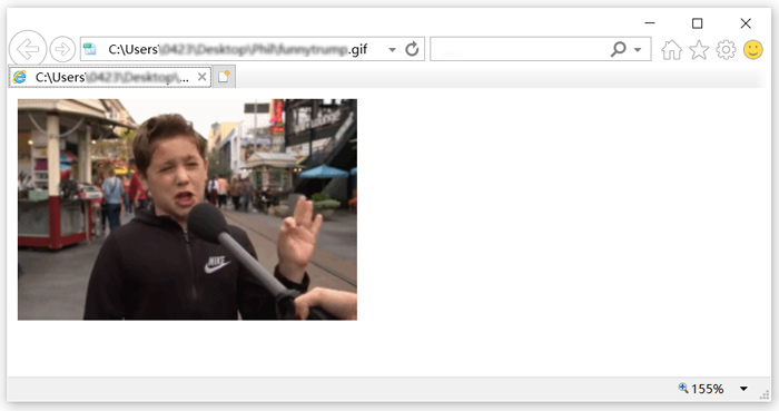 用ie瀏覽器播放gif