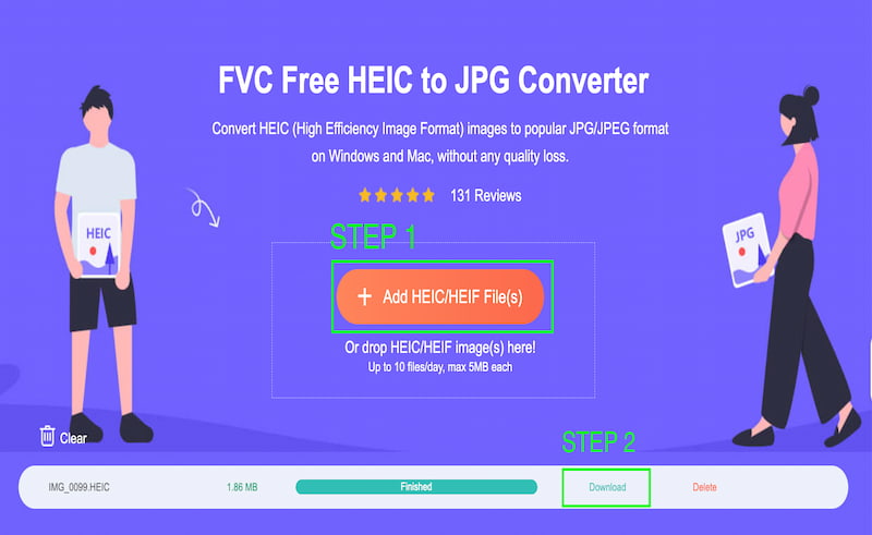 FVC Free Heic to Jpg Converter Guide