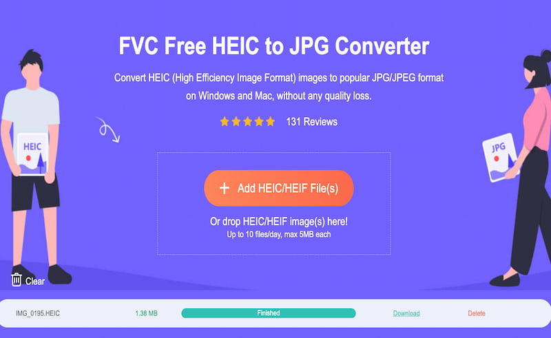 FVC Free Heic to Jpg Converter