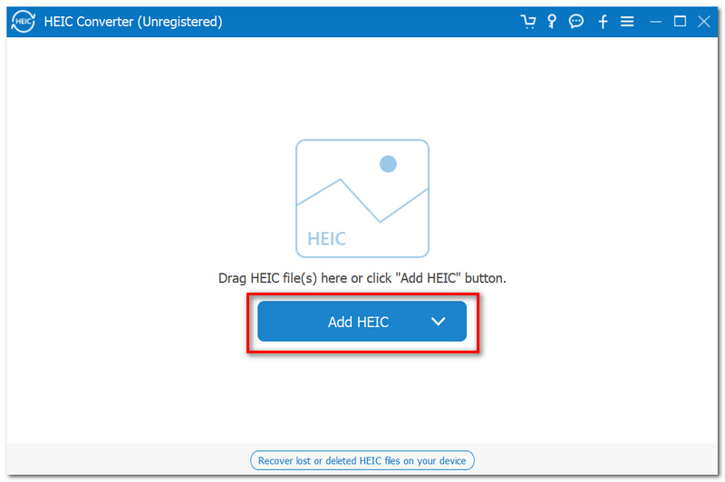 Click Add Heic