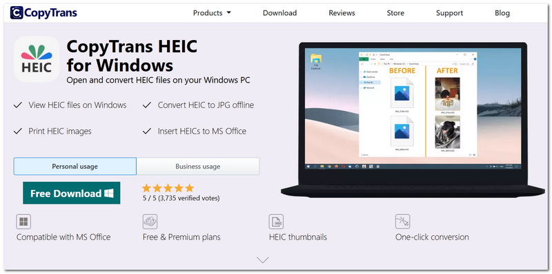 CopyTrans HEIC Converter untuk Windows