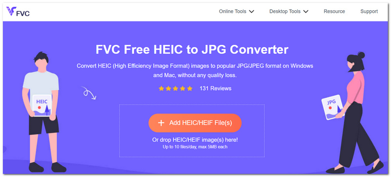 FVC Free HEIC to JPG Converter untuk Windows
