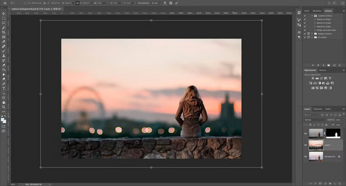 Hintergrund ändern (Photoshop-Handwerkzeug)