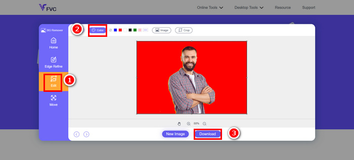 FVC Kostenloser Hintergrundentferner und Farbänderung