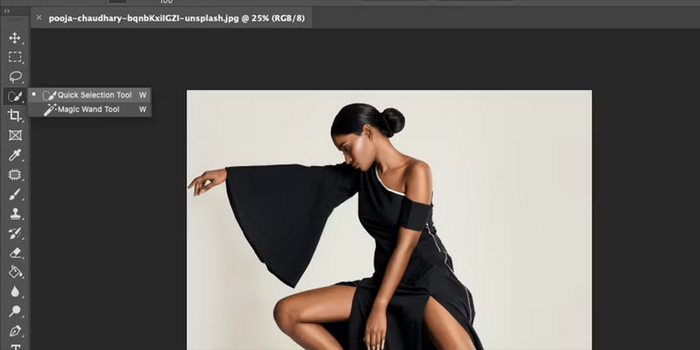 Photoshop: Hintergrundfarbe schnell ändern