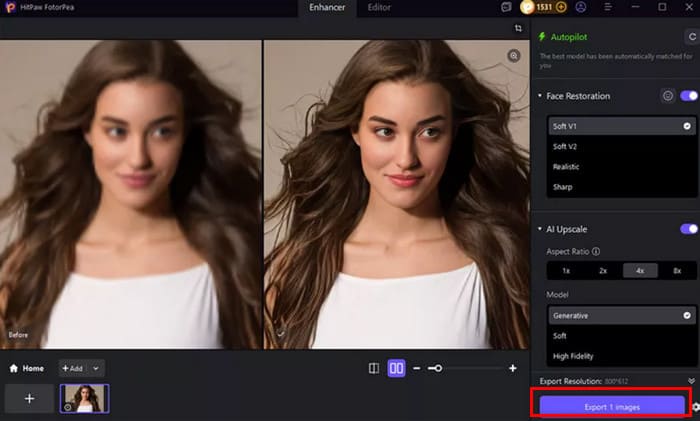خروجی گرفتن در Fotorpea