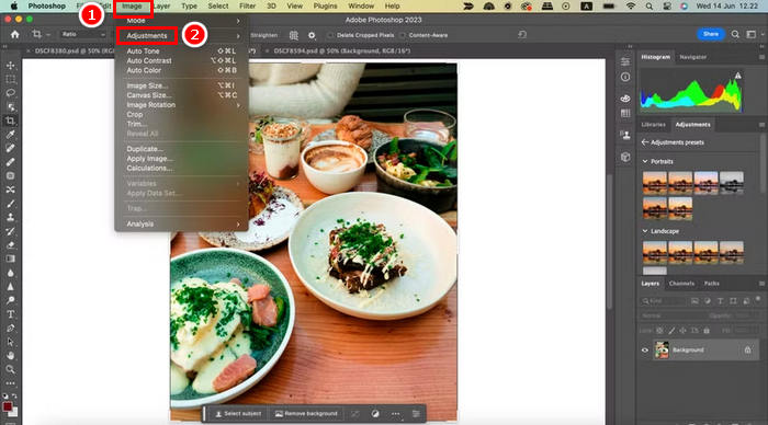 Photoshop 调整中的颜色平衡