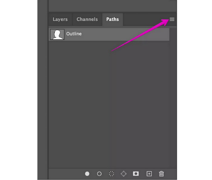 Photoshop-Zeichenstift-Werkzeug: Pfad auswählen