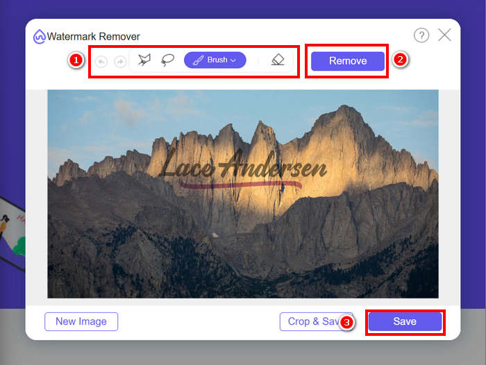FVC Gratis-Wasserzeichenentferner-Pinsel