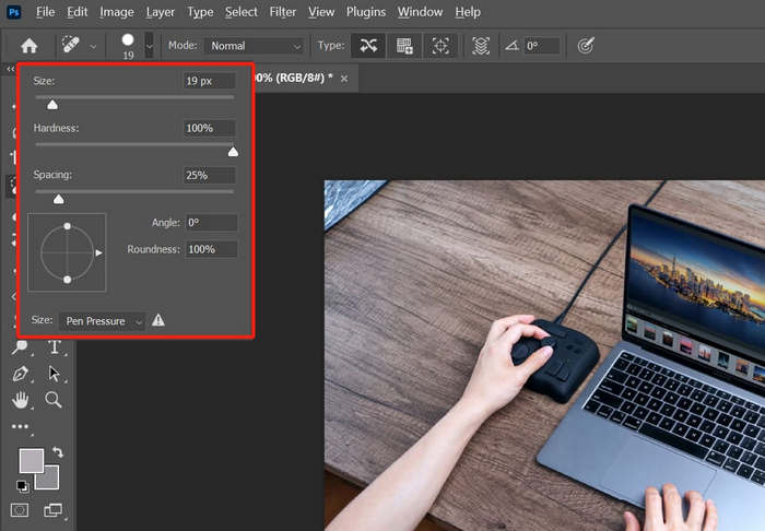 Photoshop-Pinsel zum Entfernen von Wasserzeichen