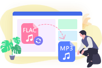 Convertidor FLAC a MP3 gratuito de escritorio