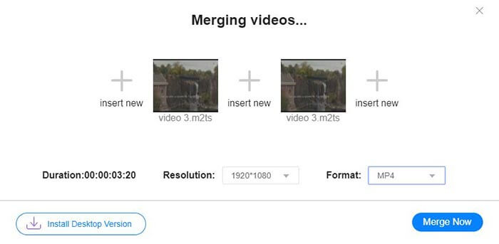 Merge M2ts Videos