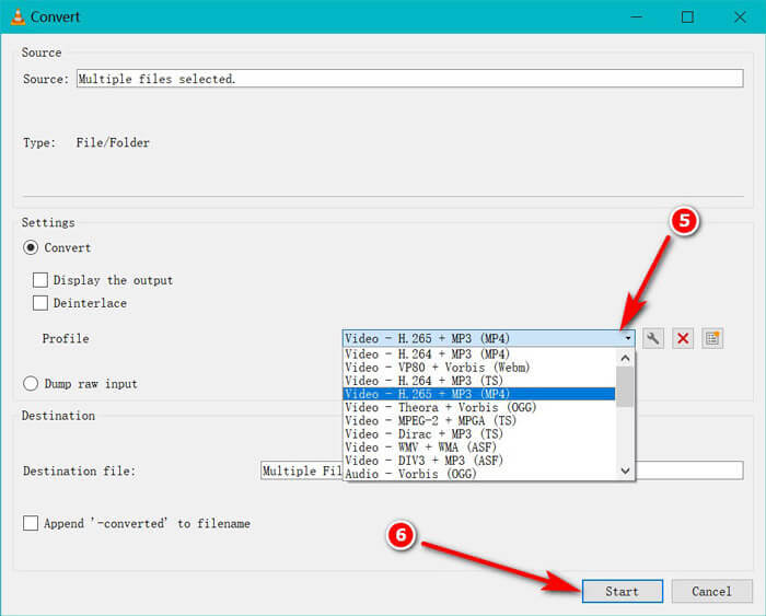 Converter M4V para MP4 VLC