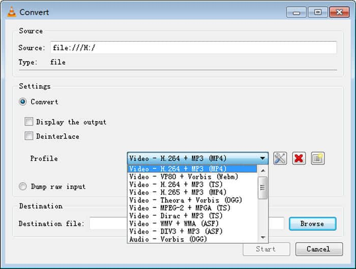 Converteix WMA a MP3 VLC