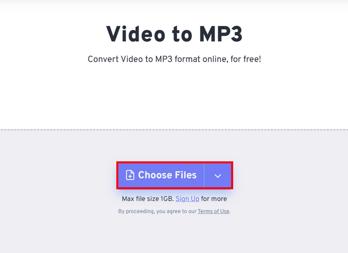 WMV a MP3 Freeconvert Agregar archivos