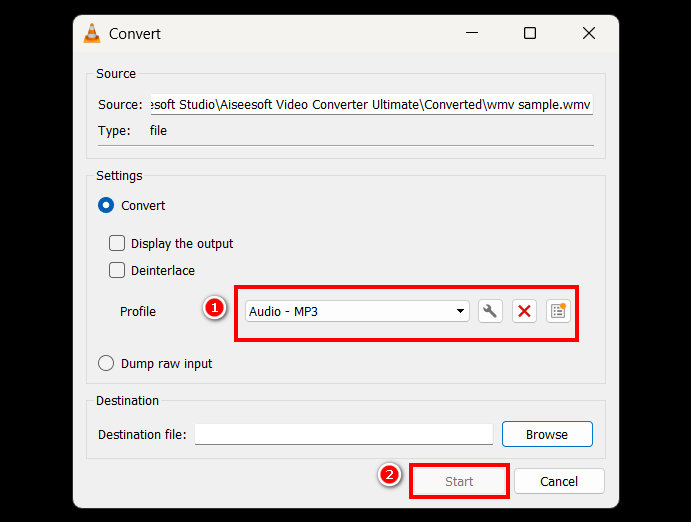 Convertir WMV a MP3 FVC