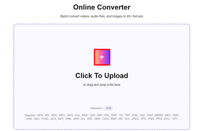 AVI do MP4 média io Přidat soubor