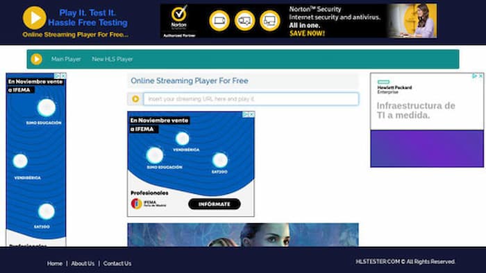 HLSTester M3U8 player