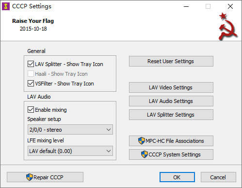 Pacchetto codec comunitario combinato
