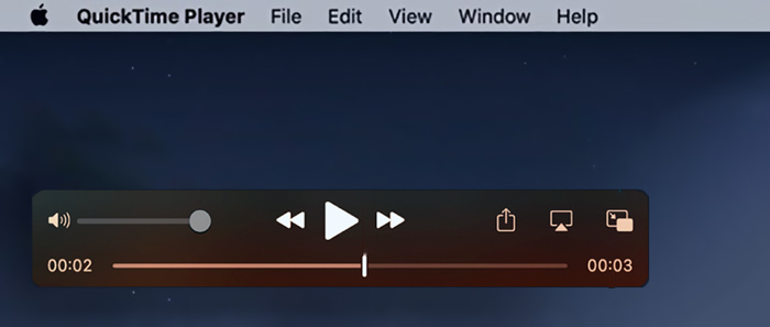 Quicktime player play mp3