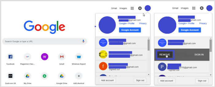 Supprimer le compte pour lire MP4 dans Google Drive