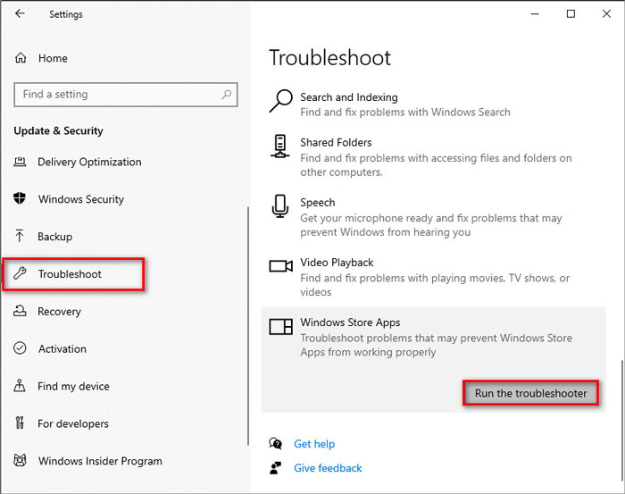 Uruchom narzędzie do rozwiązywania problemów w systemie Windows