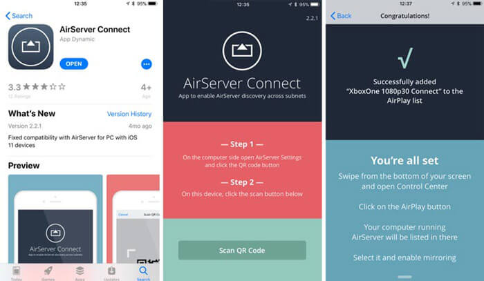 Podłącz Apple Music do Xbox One Airserver